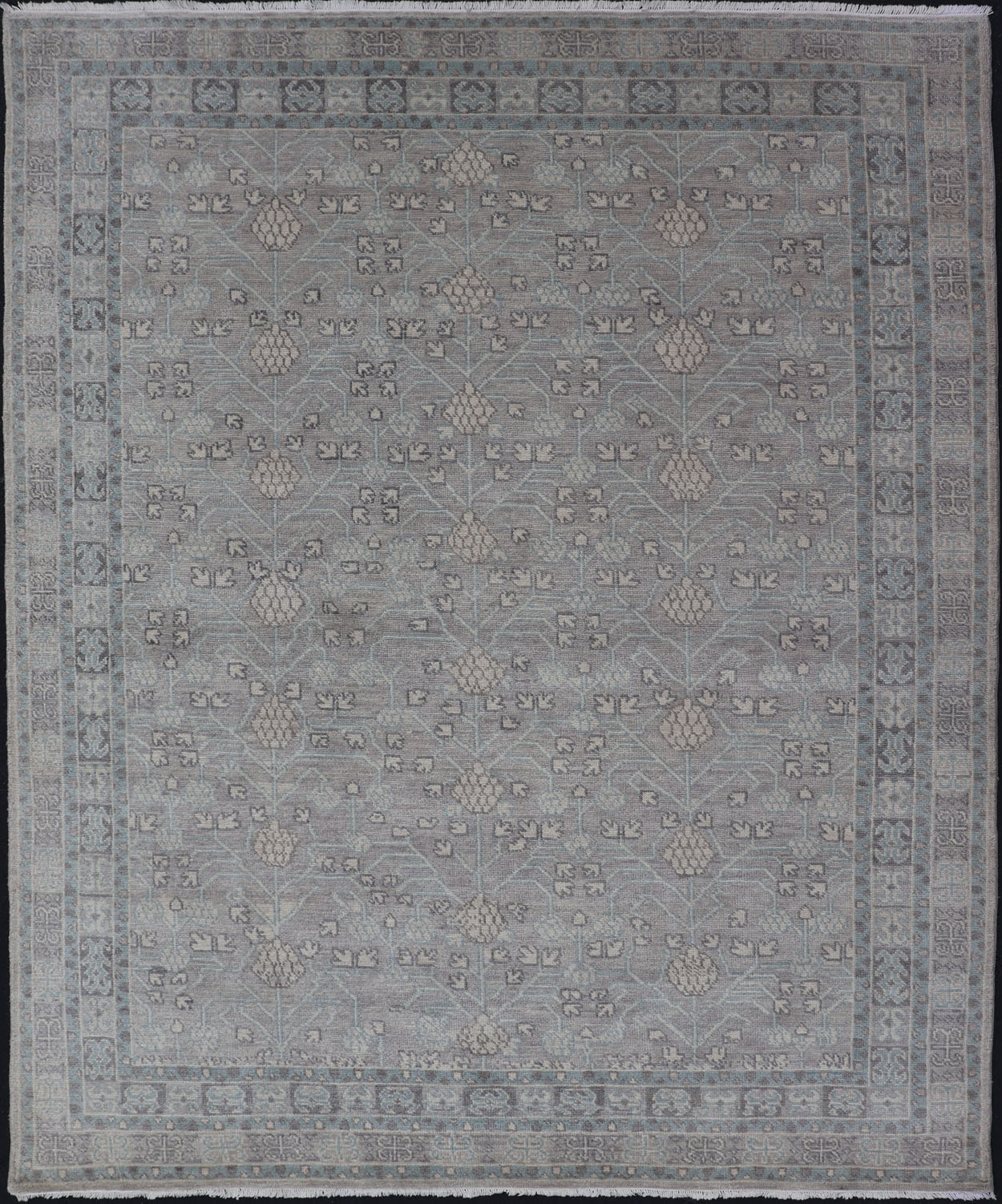 Khotan Rug INBAM59076 Khotan 9'2" x 12'0" Wool All Over Pile, Origin India